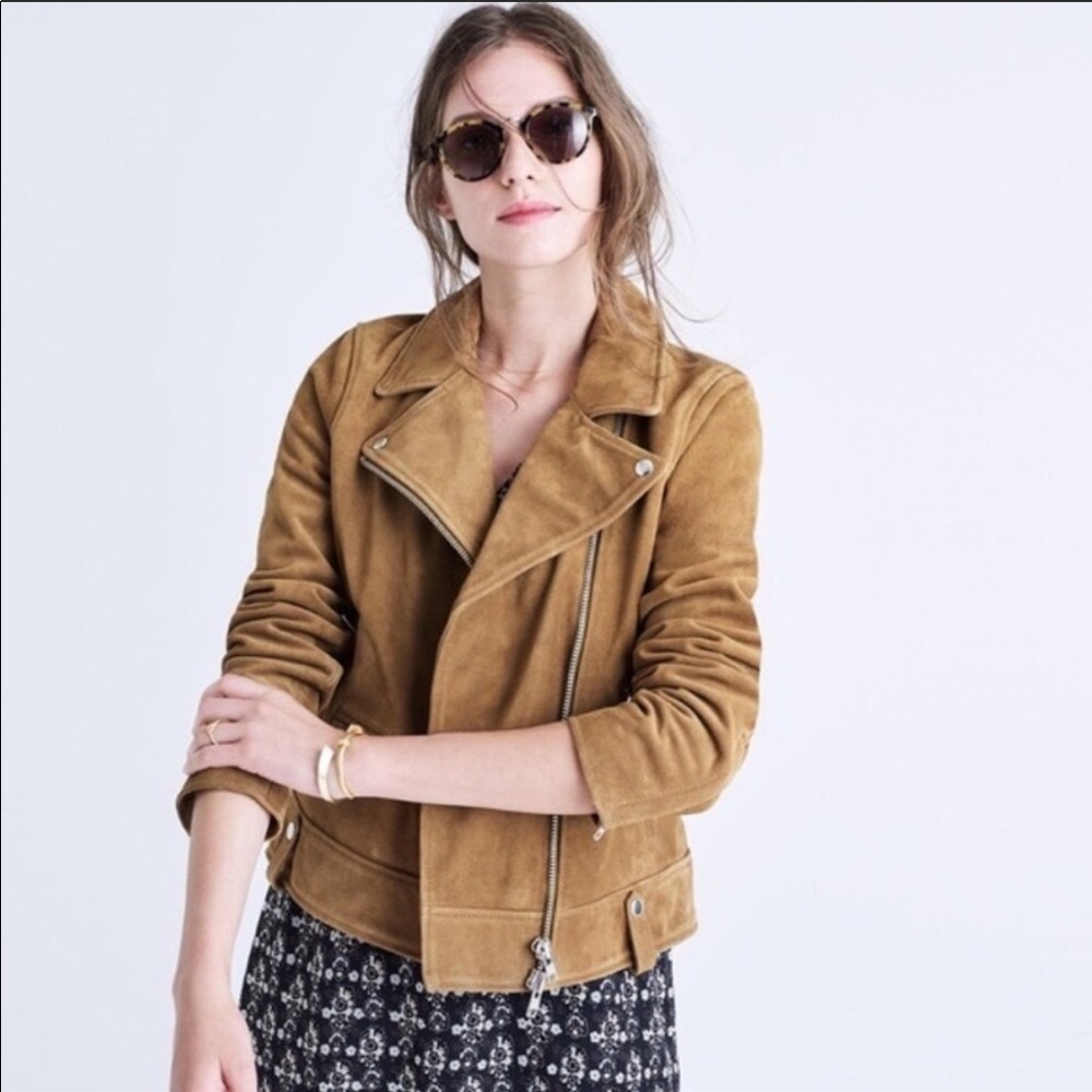 Madewell Suede motorcycle jacket (sold out!)